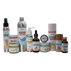 Balm Baby Amber glass bottles safeguard potency and freshness during teething care
