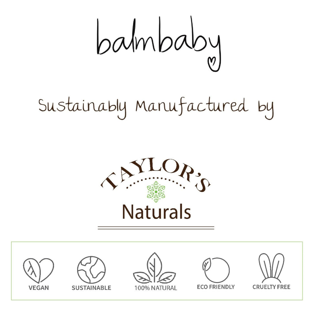 Balm Baby Organic chamomile catnip herbs highlight calming teething moments