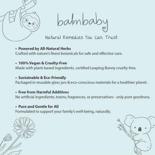 Balm Baby Teething Rescue Kit rub bottle eases cutting gums with soothing plant oils