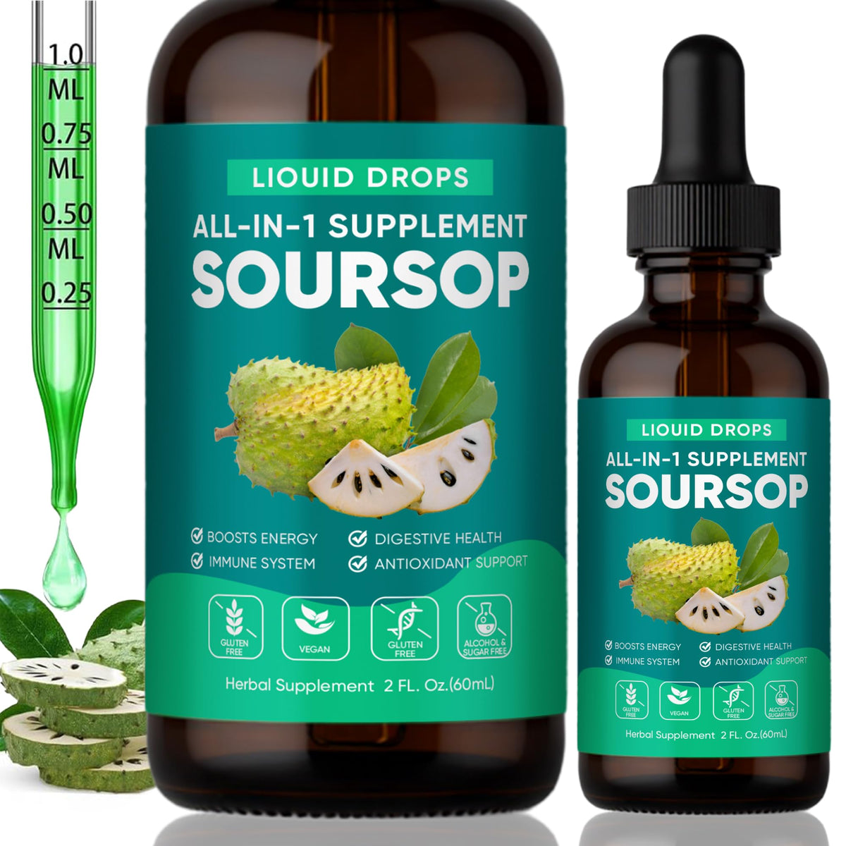 Balmbare Revive Soursop Bitters bottle, highlighting a potent herbal blend for daily vitality