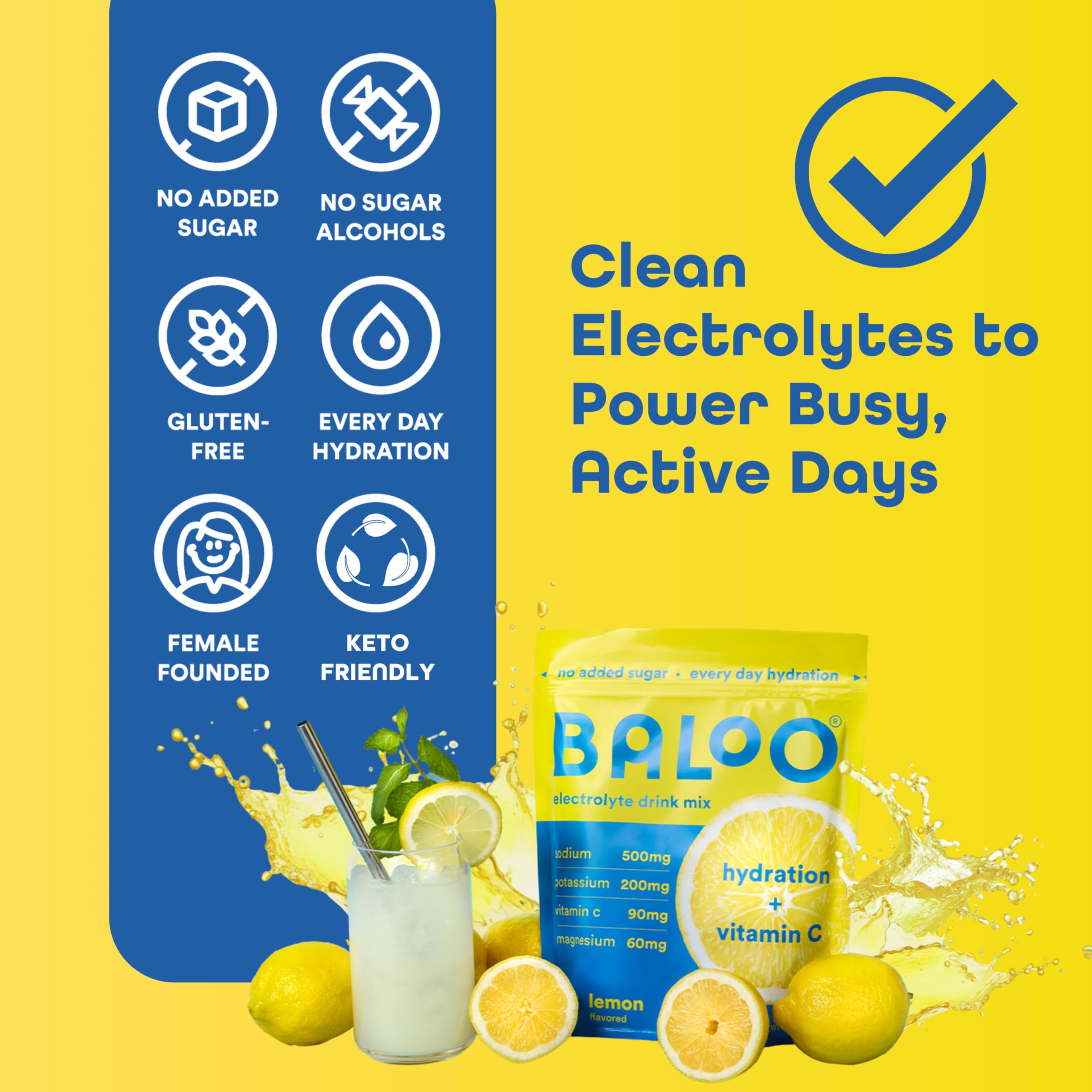 Close-up of Baloo ingredients highlighting sea salt and vitamins.
