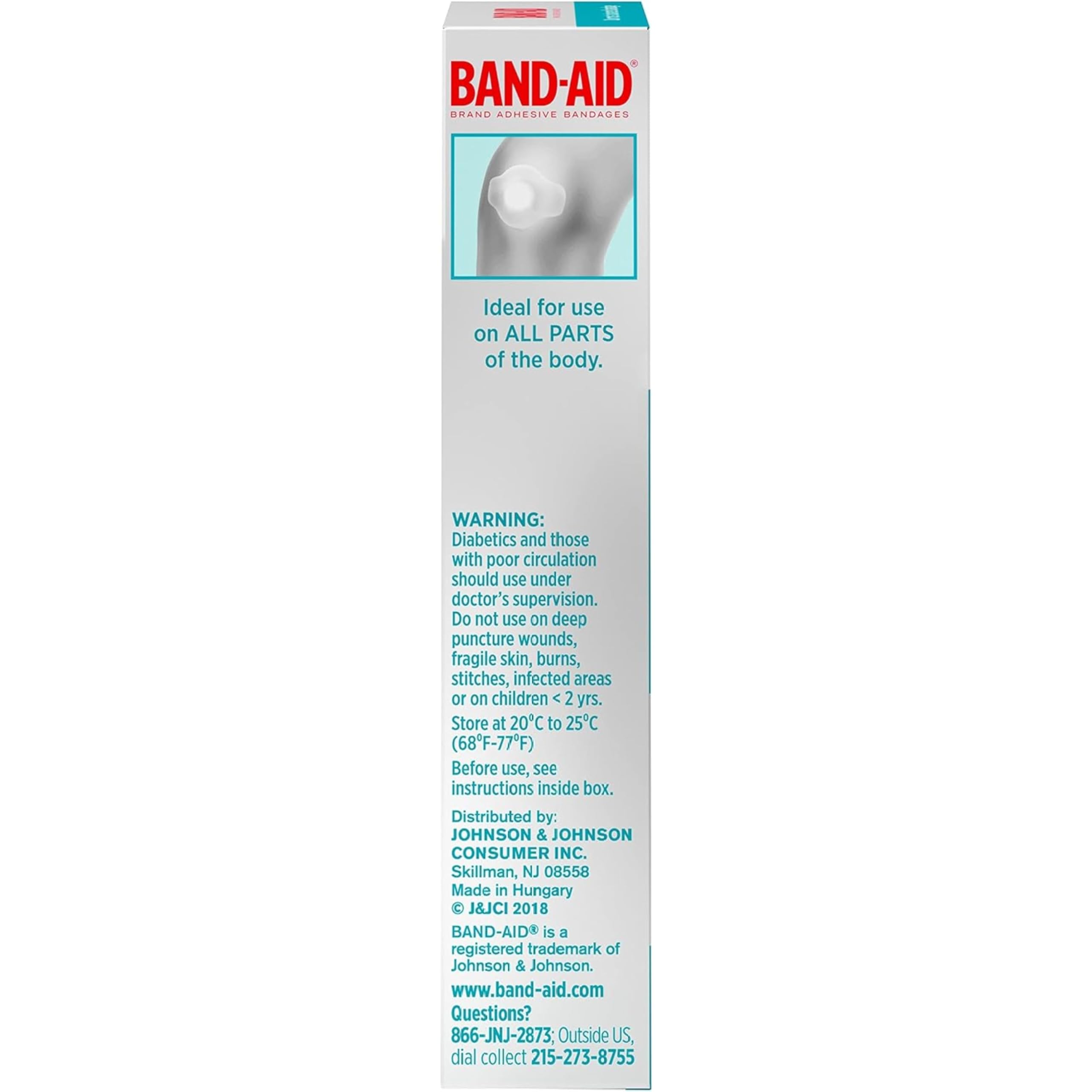 Band-Aid Hydro Seal features a cushioning layer to reduce friction.