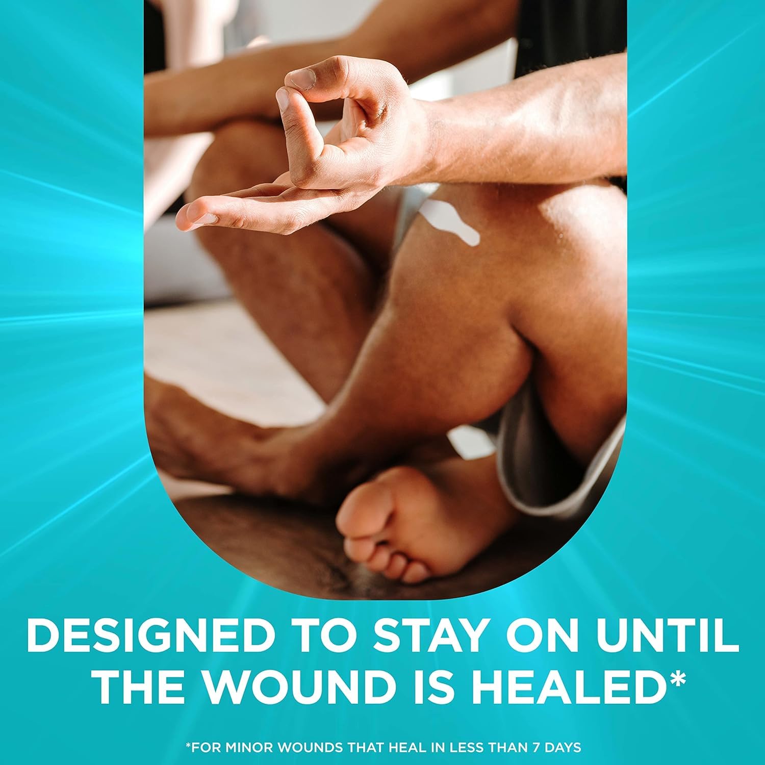 Band-Aid Hydro Seal provides a waterproof seal during showers and daily activities.