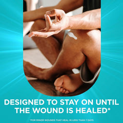 Band-Aid Hydro Seal provides a waterproof seal during showers and daily activities.