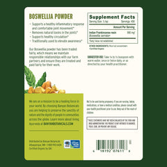 Scooping Boswellia powder for flexible daily servings