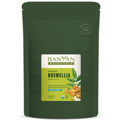 Banyan Botanicals Boswellia powder tin for easy daily dosing