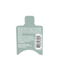 Banyan Botanicals ingredients label lists amla, haritaki, bibhitaki and essential oils.
