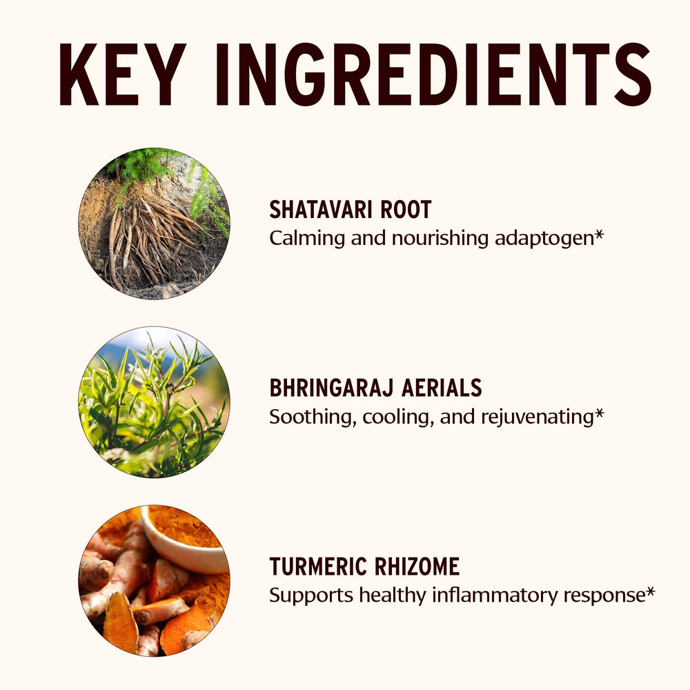Banyan Botanicals Maha Ganesh Oil+ highlights organic Ashwagandha roots for soothing muscles.