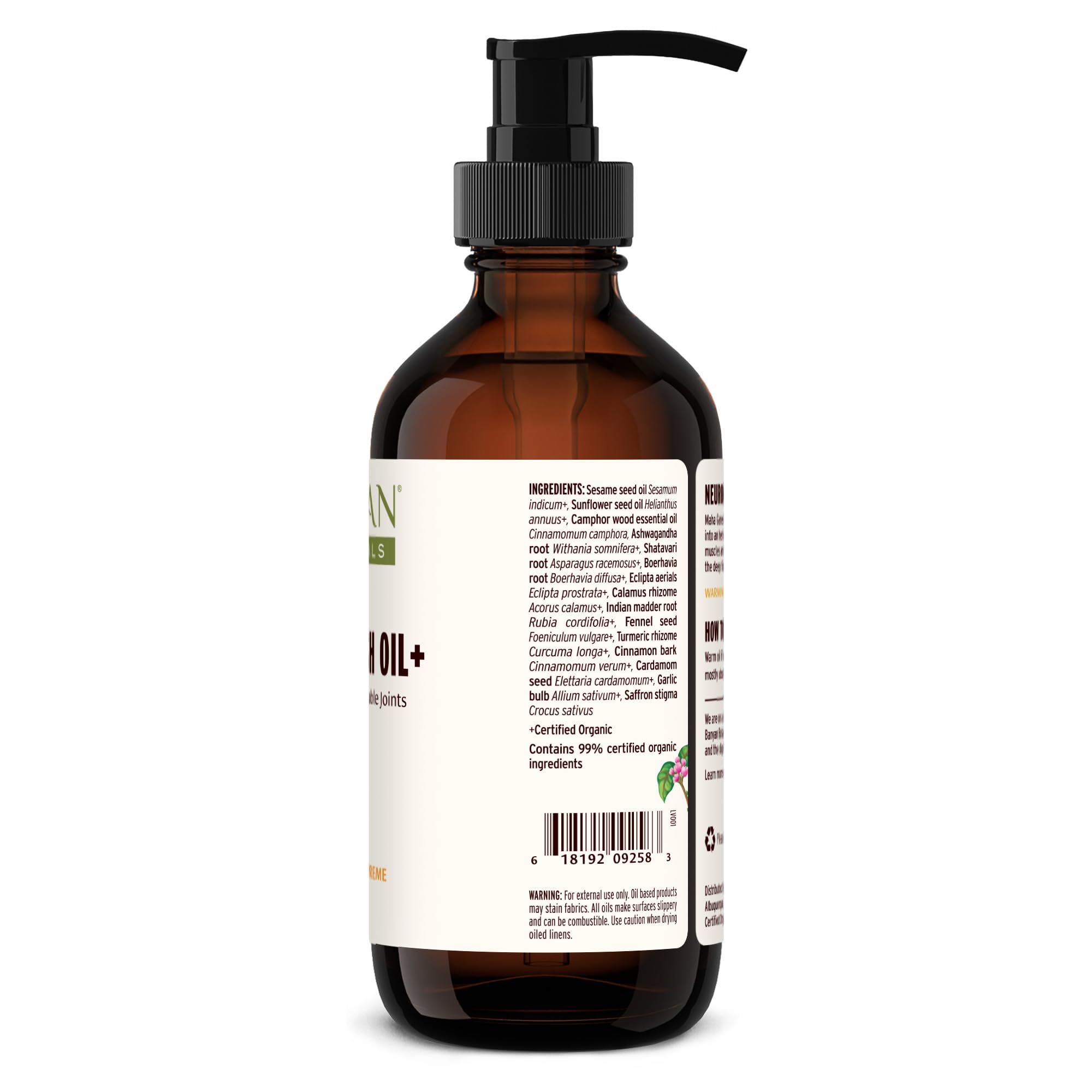 Banyan Botanicals Maha Ganesh Oil+ third-party testing ensures quality.