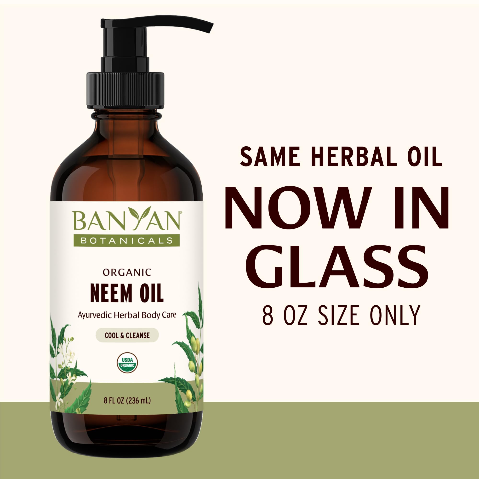 Neem Oil texture glide enables easy body care application.