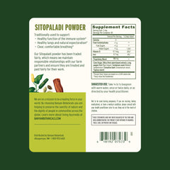 Sitopaladi dry herbs closeup with cardamom, pippali, and cinnamon for warming lung comfort