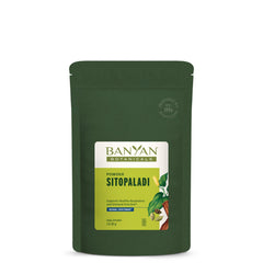 Banyan Botanicals Sitopaladi powder packaging for respiratory support