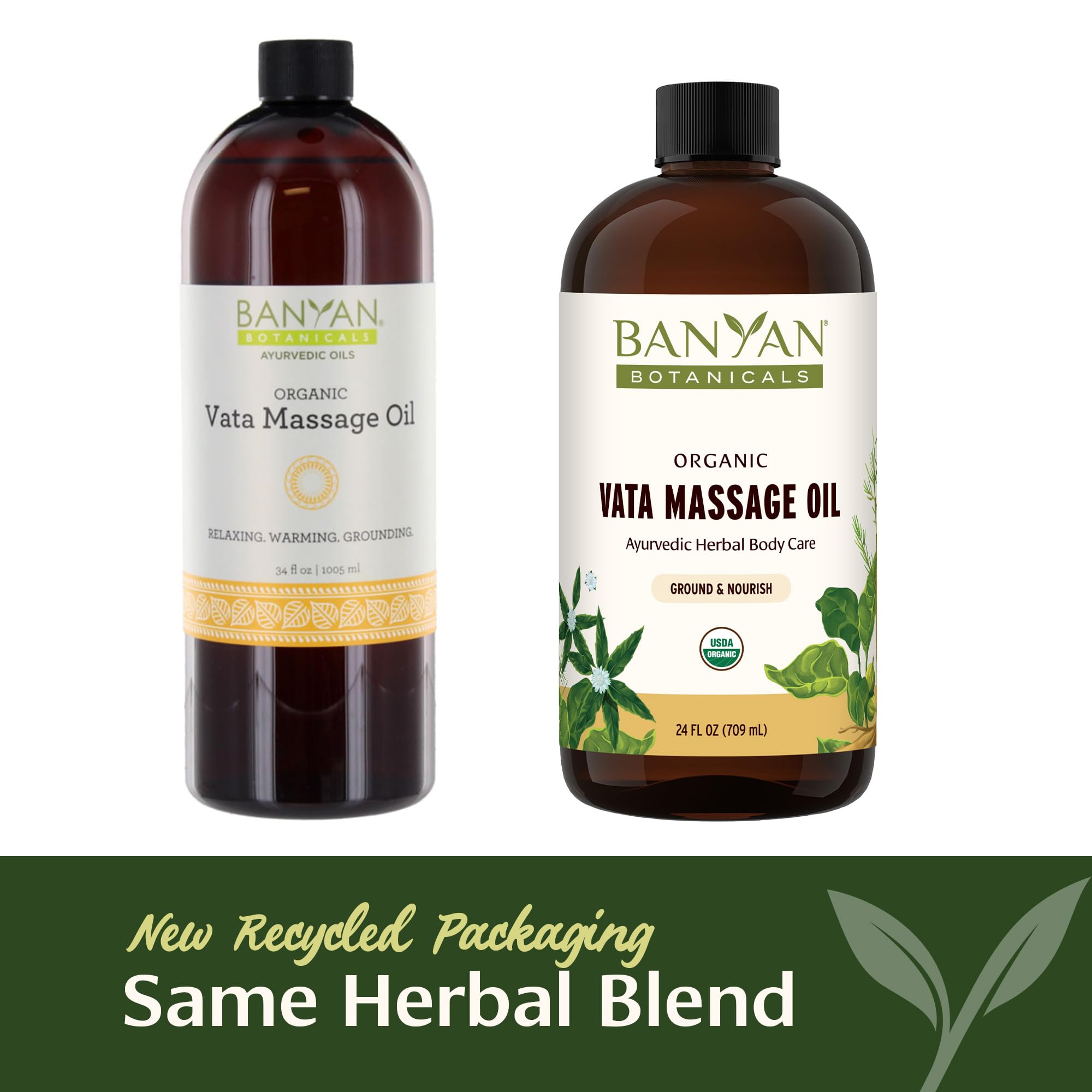 Banyan Botanicals Vata Massage Oil with ashwagandha for a soothing routine