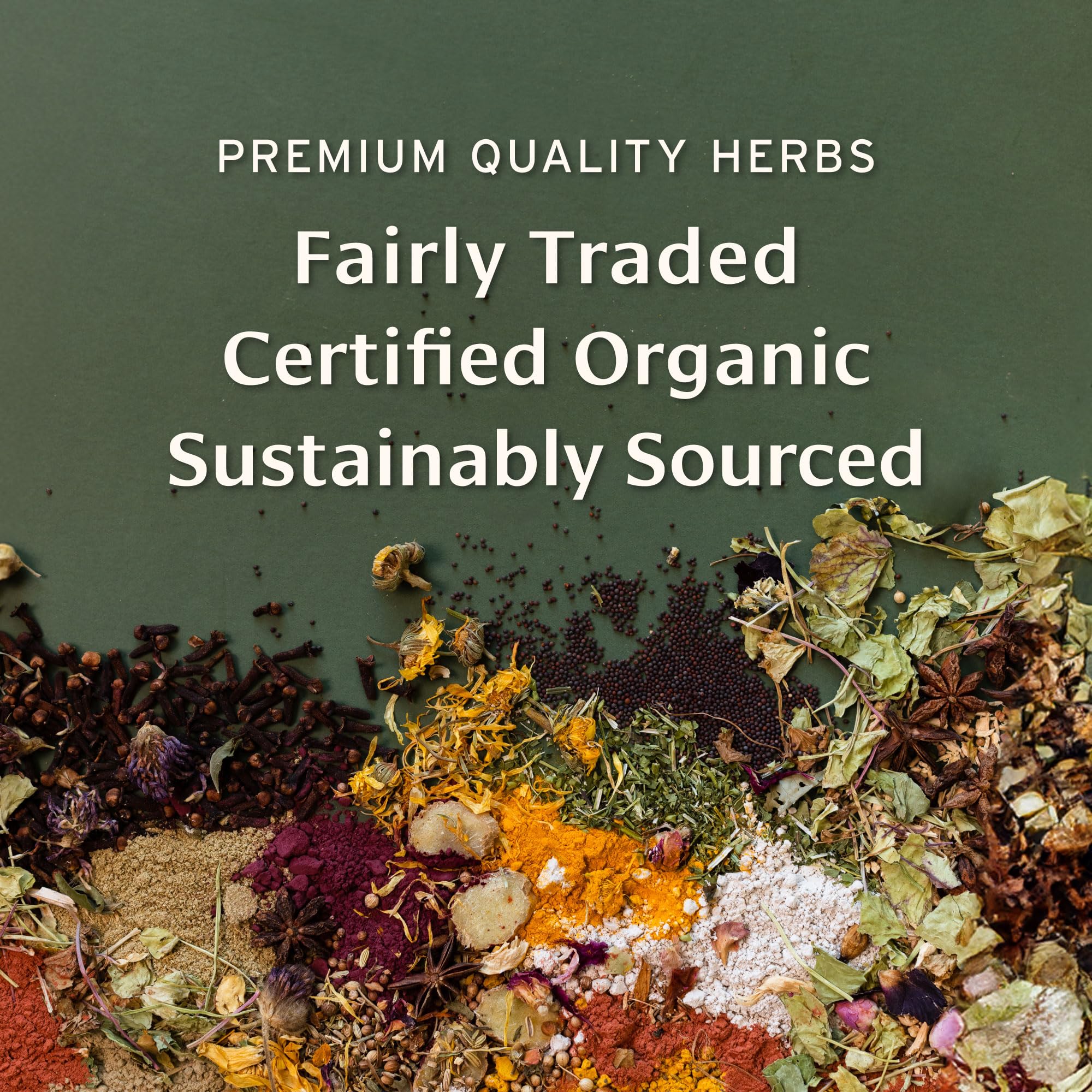 USDA organic and fair-trade inspired branding on the jar