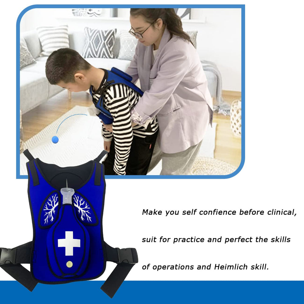 Baozenp Heimlik trainer vest close-up ABS material for durable classroom use.