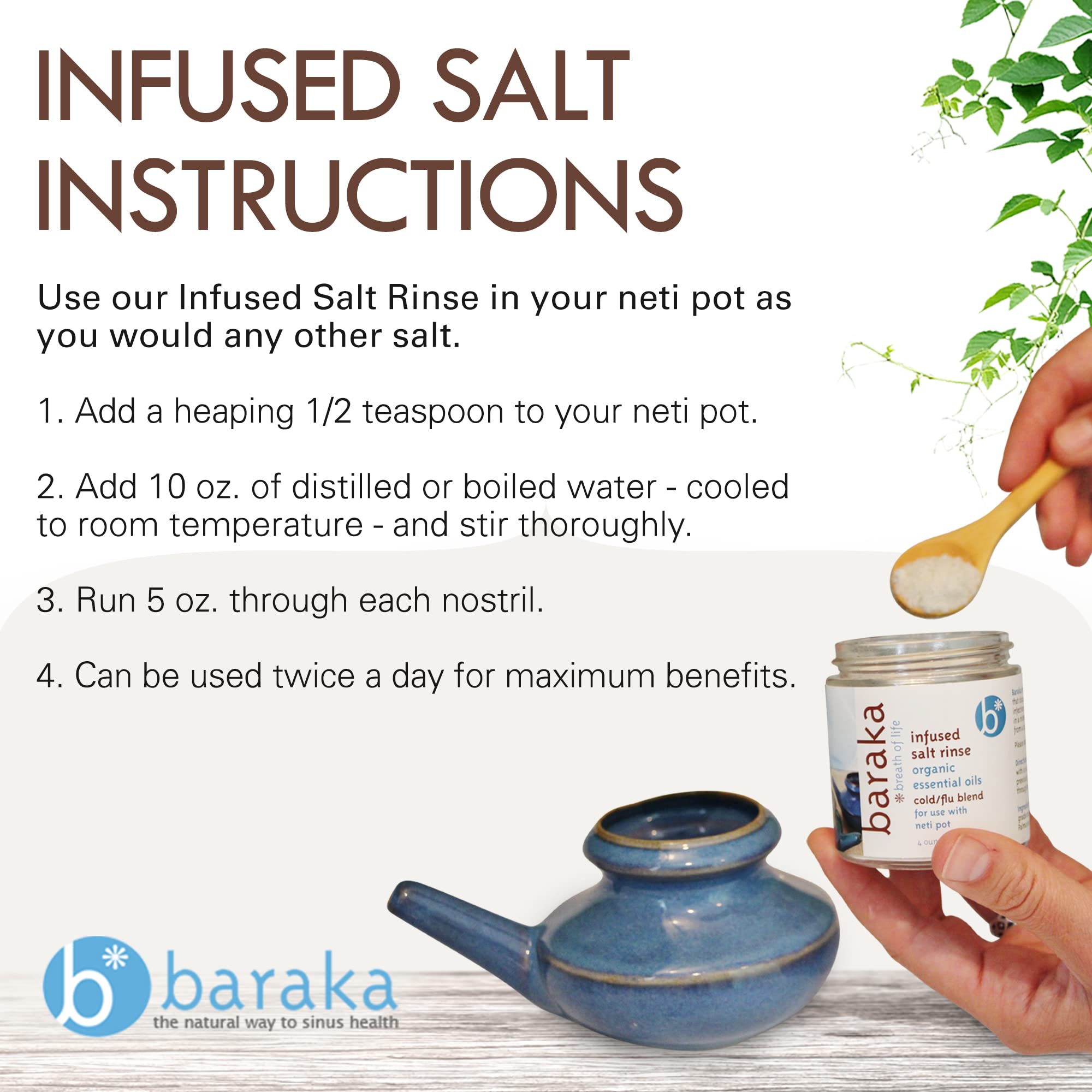 Baraka trace minerals closeup emphasizes mineral-rich salts supporting mucous membrane wellbeing.