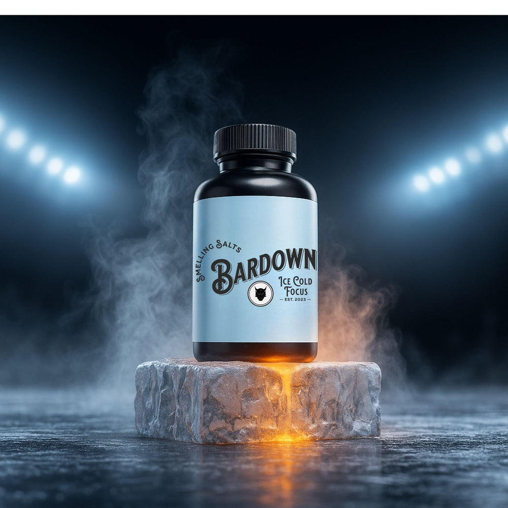 Bardown Smelling Salts quick activation helps prep before lifts.