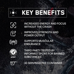 Bare Performance Flight ingredients list featuring CarnoSyn Beta-Alanine