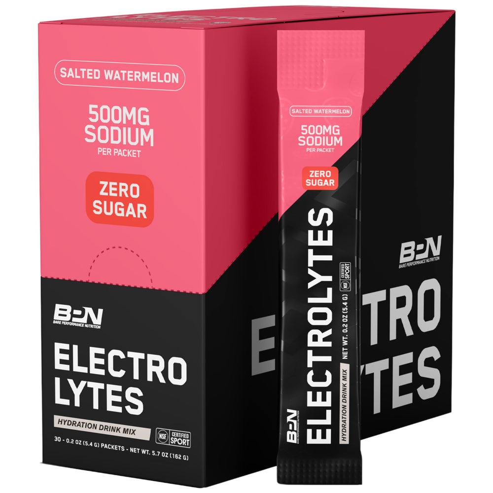 BARE PERFORMANCE NUTRITION BPN Electrolytes Salted Watermelon pack for on-the-go hydration