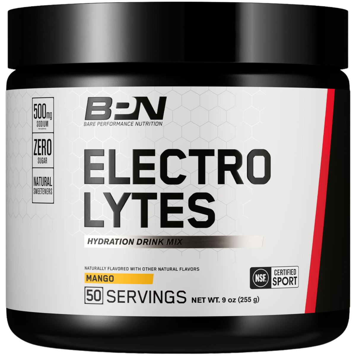 BARE PERFORMANCE NUTRITION BPN Electrolytes Mango powder for refreshing hydration during workouts
