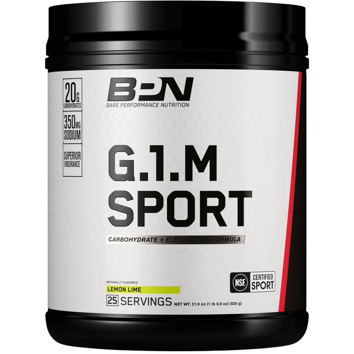 BARE PERFORMANCE NUTRITION BPN G1.M bottle front for endurance fueling
