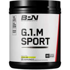 BARE PERFORMANCE NUTRITION BPN G1.M bottle front for endurance fueling