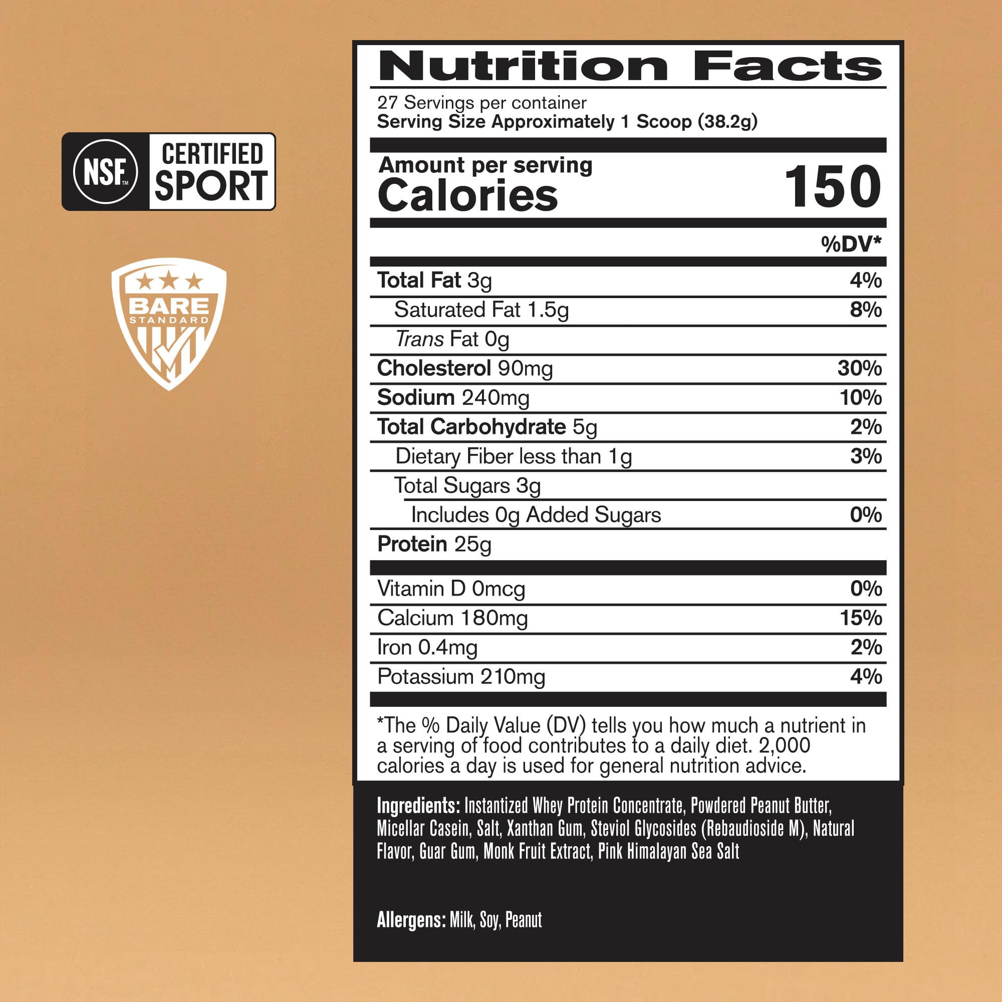 Bare Performance Nutrition BPN scoop in shaker highlights easy mixability and flavor.