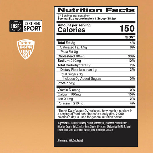 Bare Performance Nutrition BPN scoop in shaker highlights easy mixability and flavor.