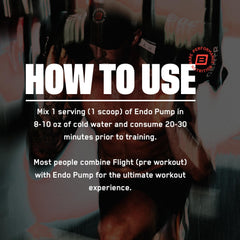 BARE PERFORMANCE NUTRITION EndoPump pour shot during training.