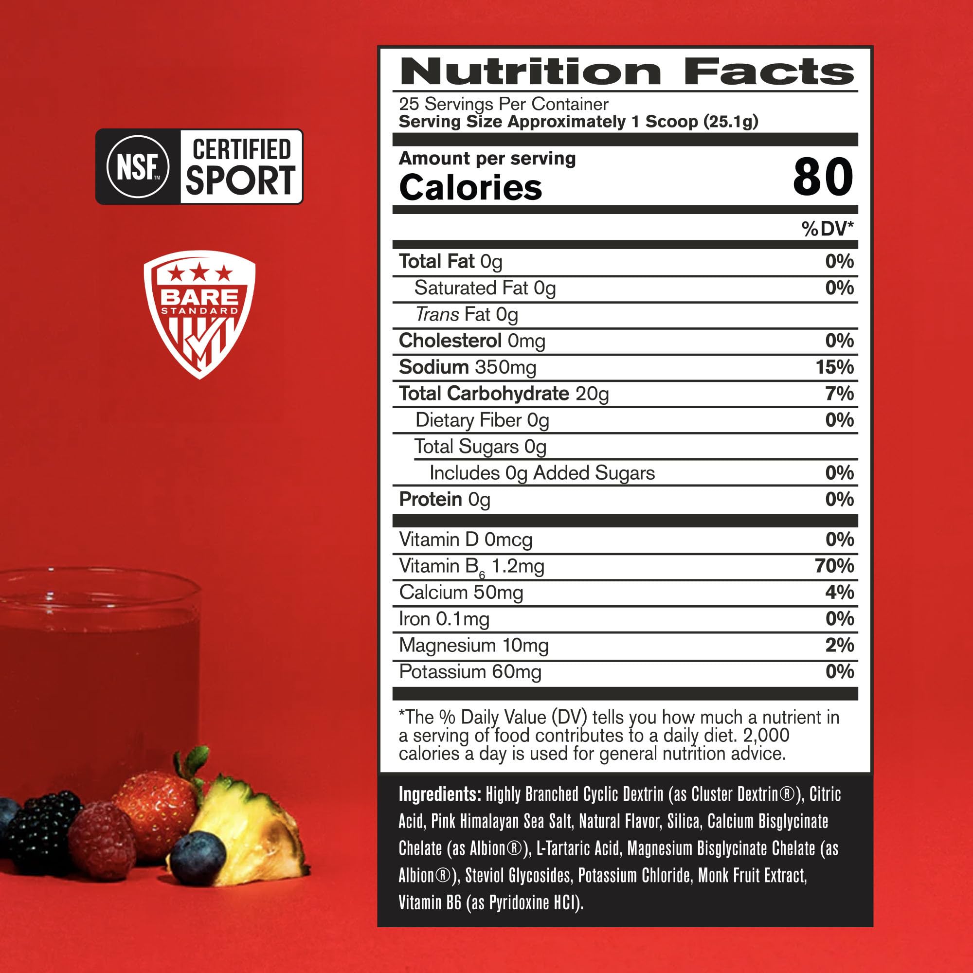 G.1.M scoop showing quick-digesting carbohydrate support during workouts.