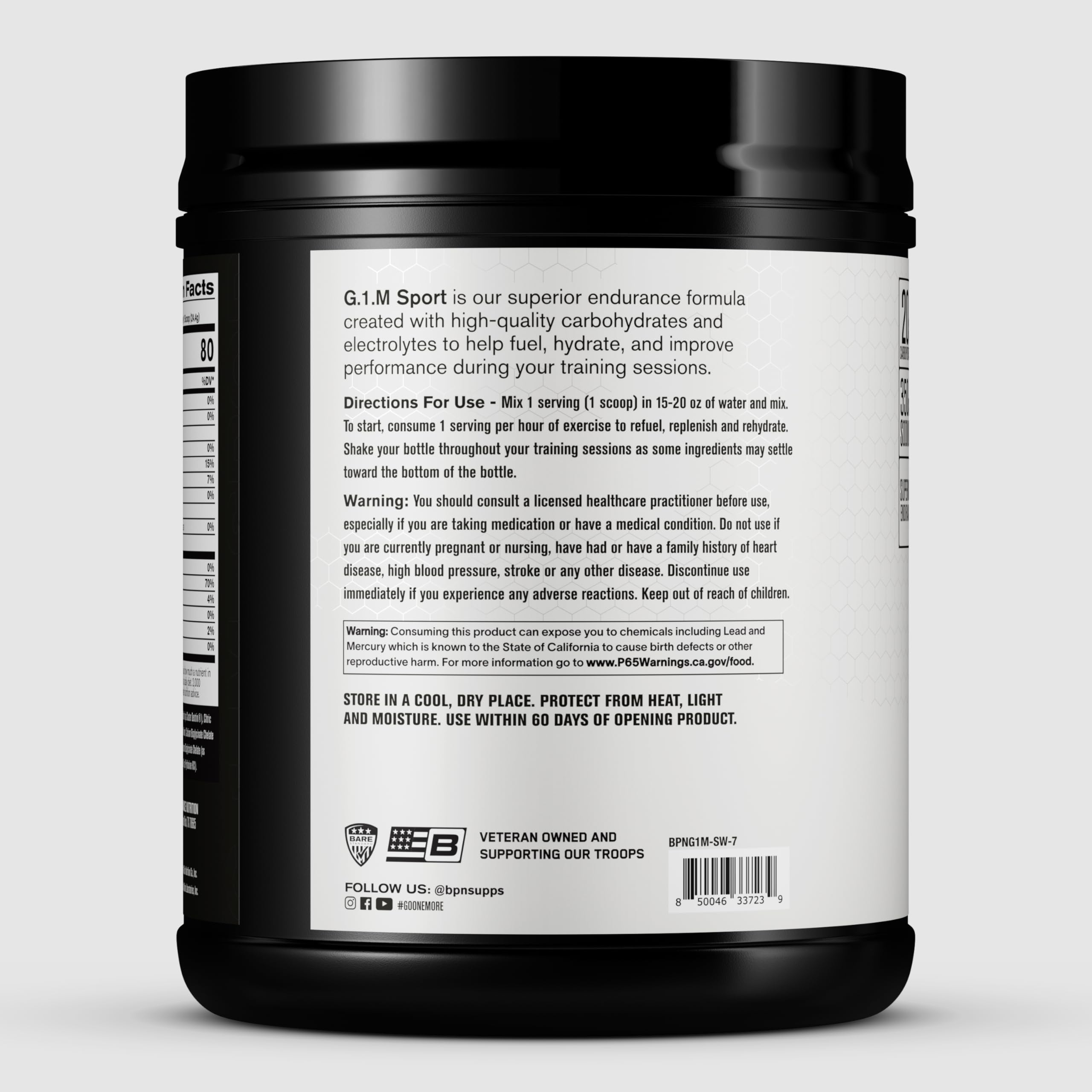 Resealable tub emphasizes storage and freshness after training