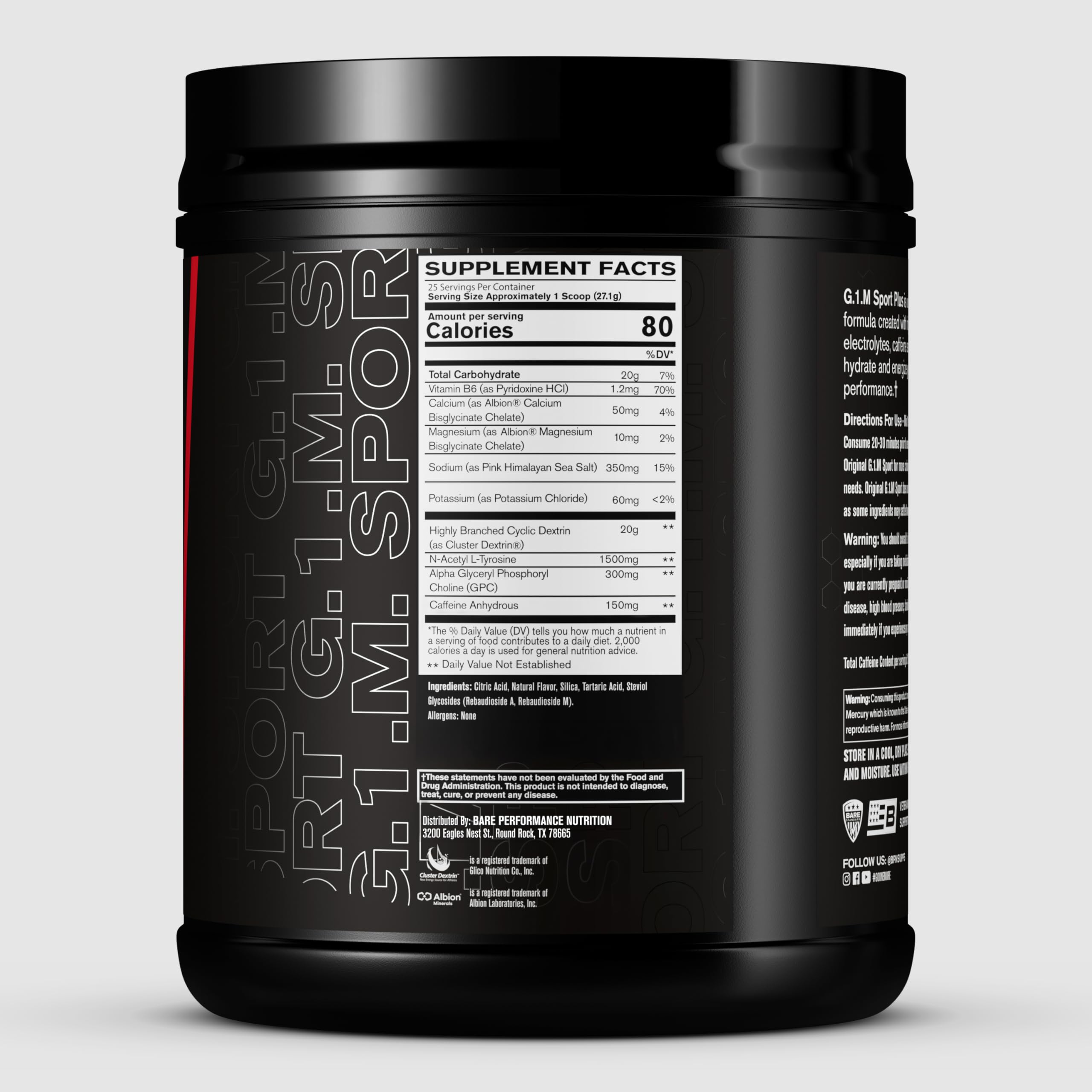 Powder dissolving in water indicating fast mix and smooth texture