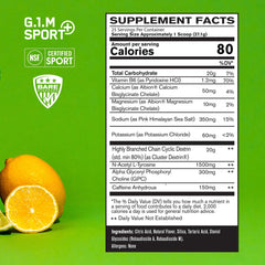 Refreshing Lemon Lime drink in glass ready to energize a session