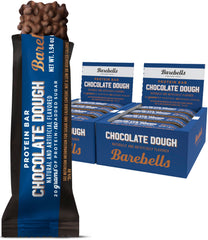 Barebells Brownie Dough bar wrapped, convenient on-the-go protein snack.