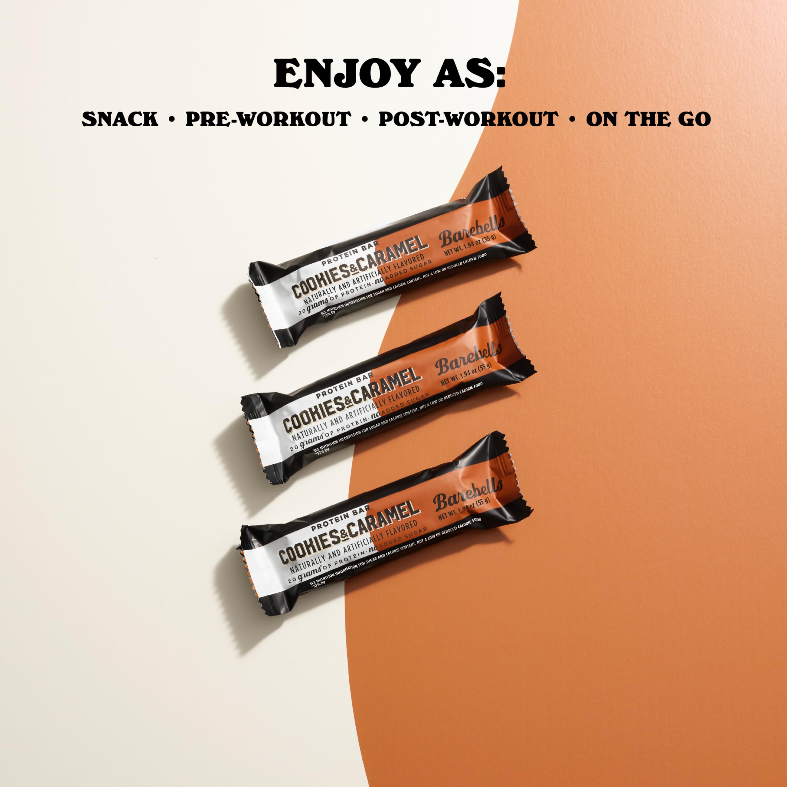 GMO-free and palm-oil-free Barebells bar supports mindful snacking.
