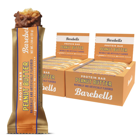 Barebells Peanut Butter protein bar with soft core for post-workout satisfaction