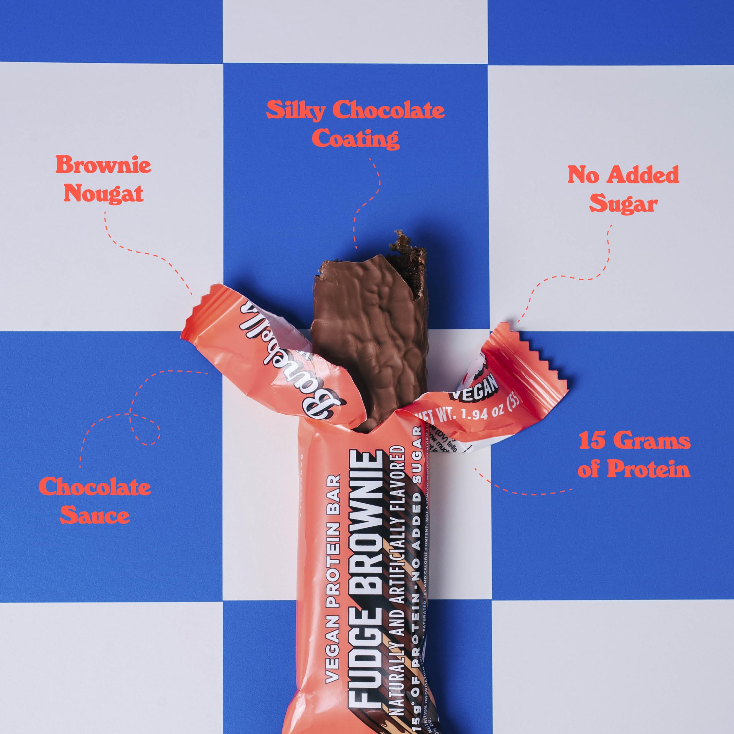 Barebells box of 12 bars, plant-based snack option.