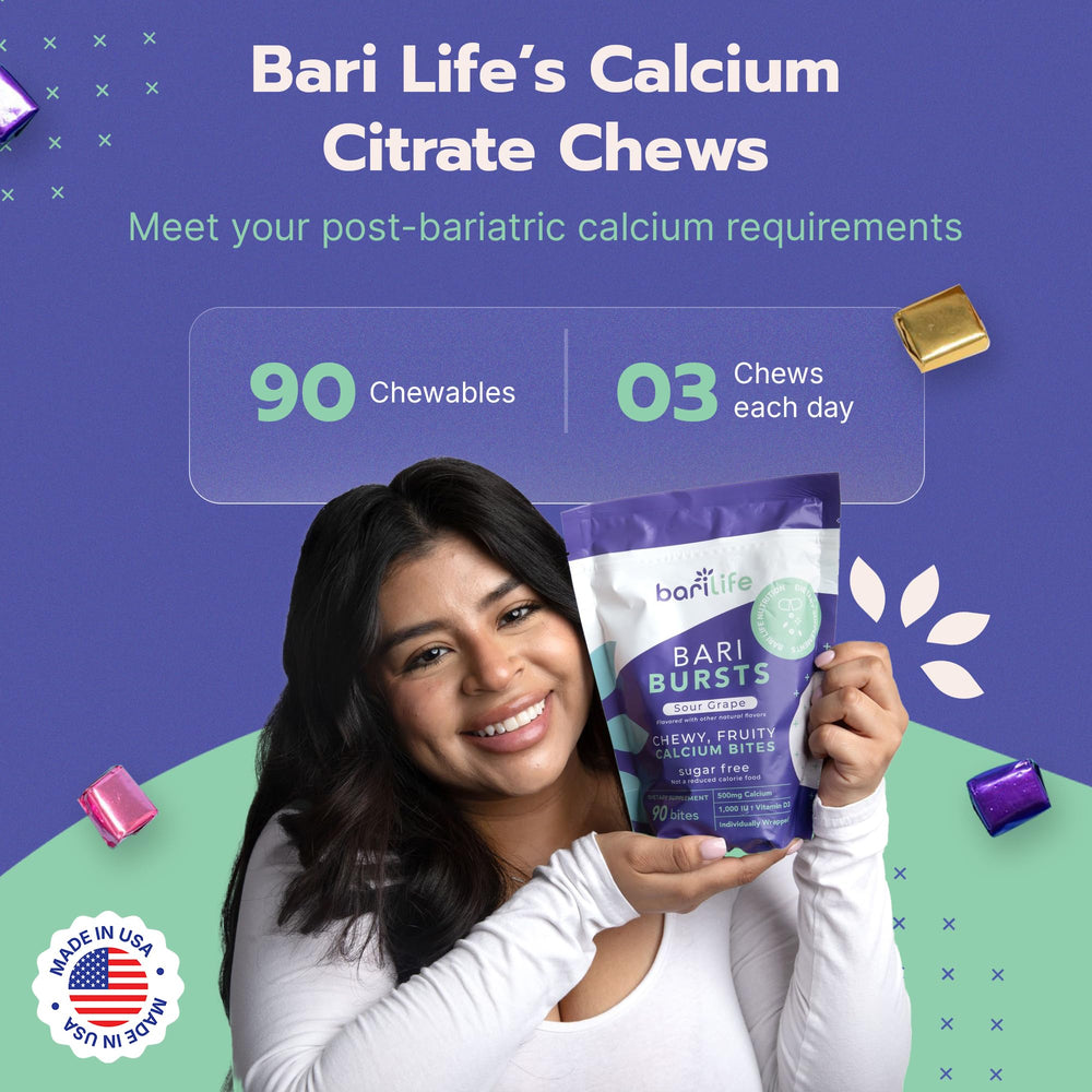 Post-surgery scene with BariBurst chews used in daily routine