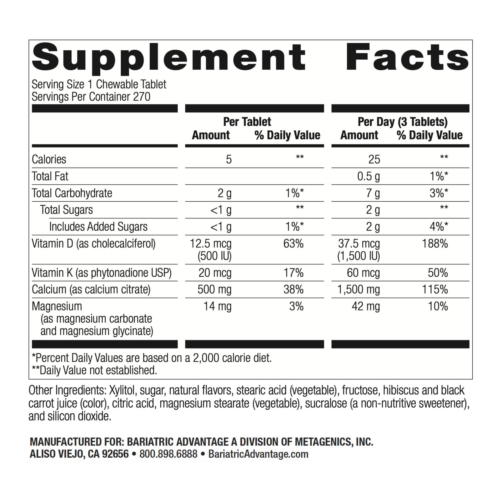 Reseal-cap image of Bariatric Advantage packaging for daily use.