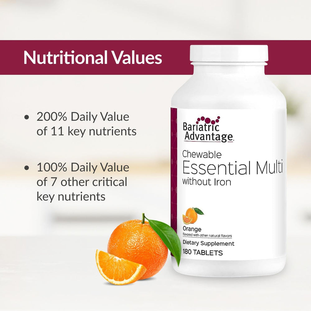 Close-up of Bariatric Advantage berry chewables highlighting flavor variety