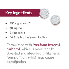 Bariatric Advantage immunity support with FOS and vitamin C illustrated