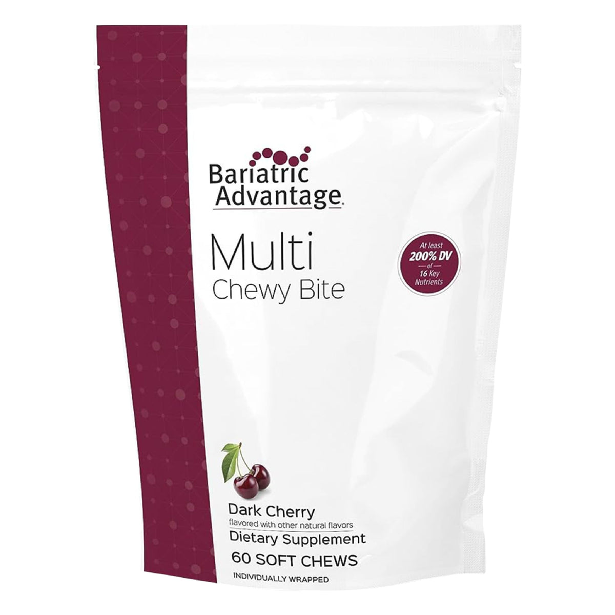 Bariatric Advantage Multi Chewy Bite bottle front view for daily nutrient support.