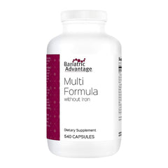 Bariatric Advantage multi formula bottle front for daily nutrition support.