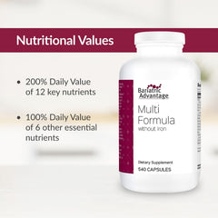 Bariatric Advantage bottle with glass suggests convenient consumption anytime.
