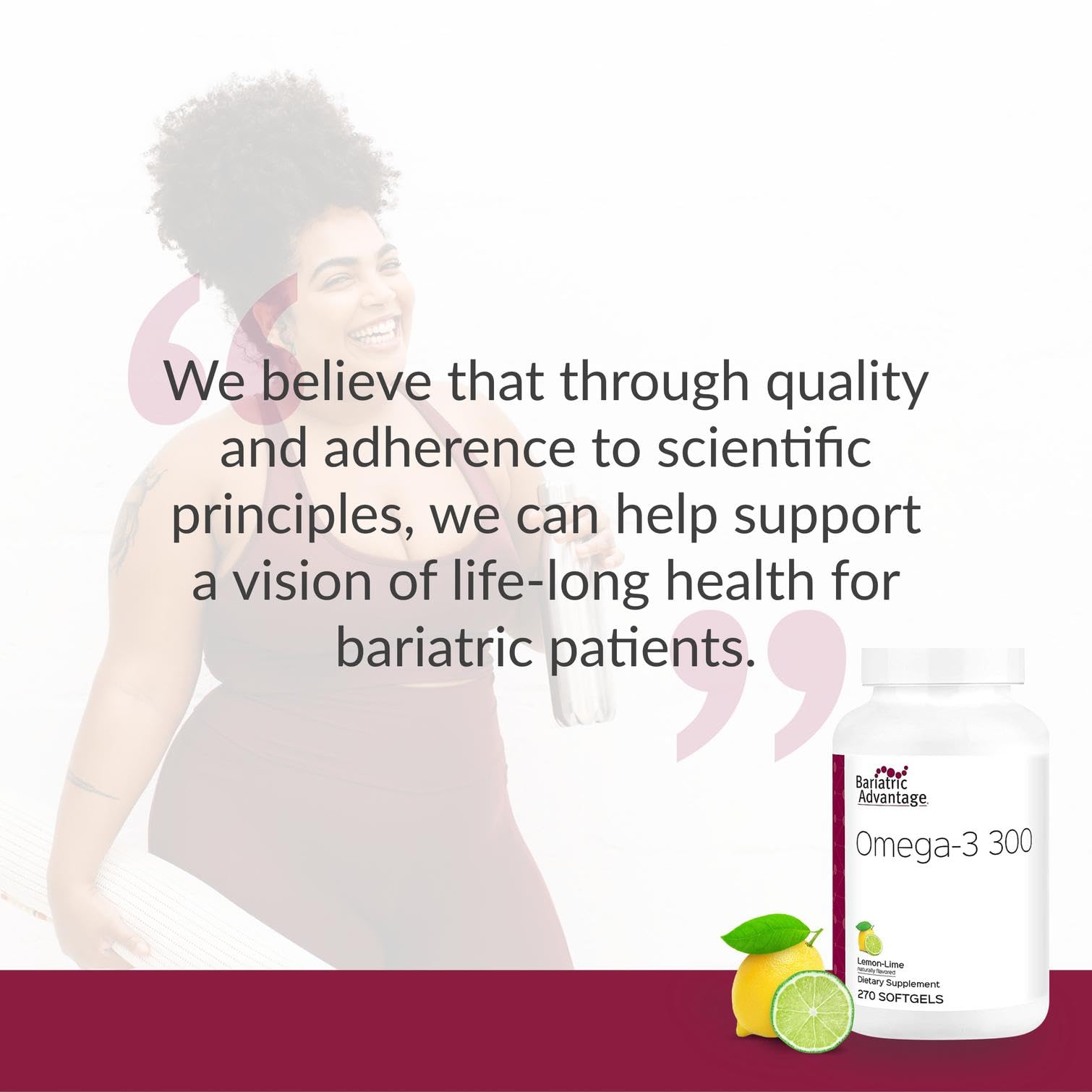 270-softgel bottle display for long-term daily omega-3 support.