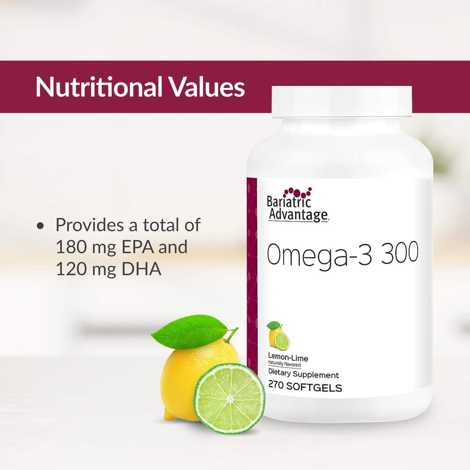 Antioxidant-stabilized formula indicating freshness and quality.
