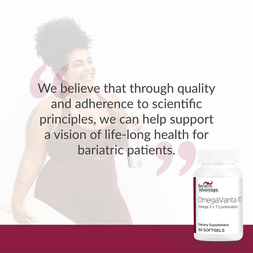 Bariatric Advantage OmegaVanta10 in a daily routine for nutrition support
