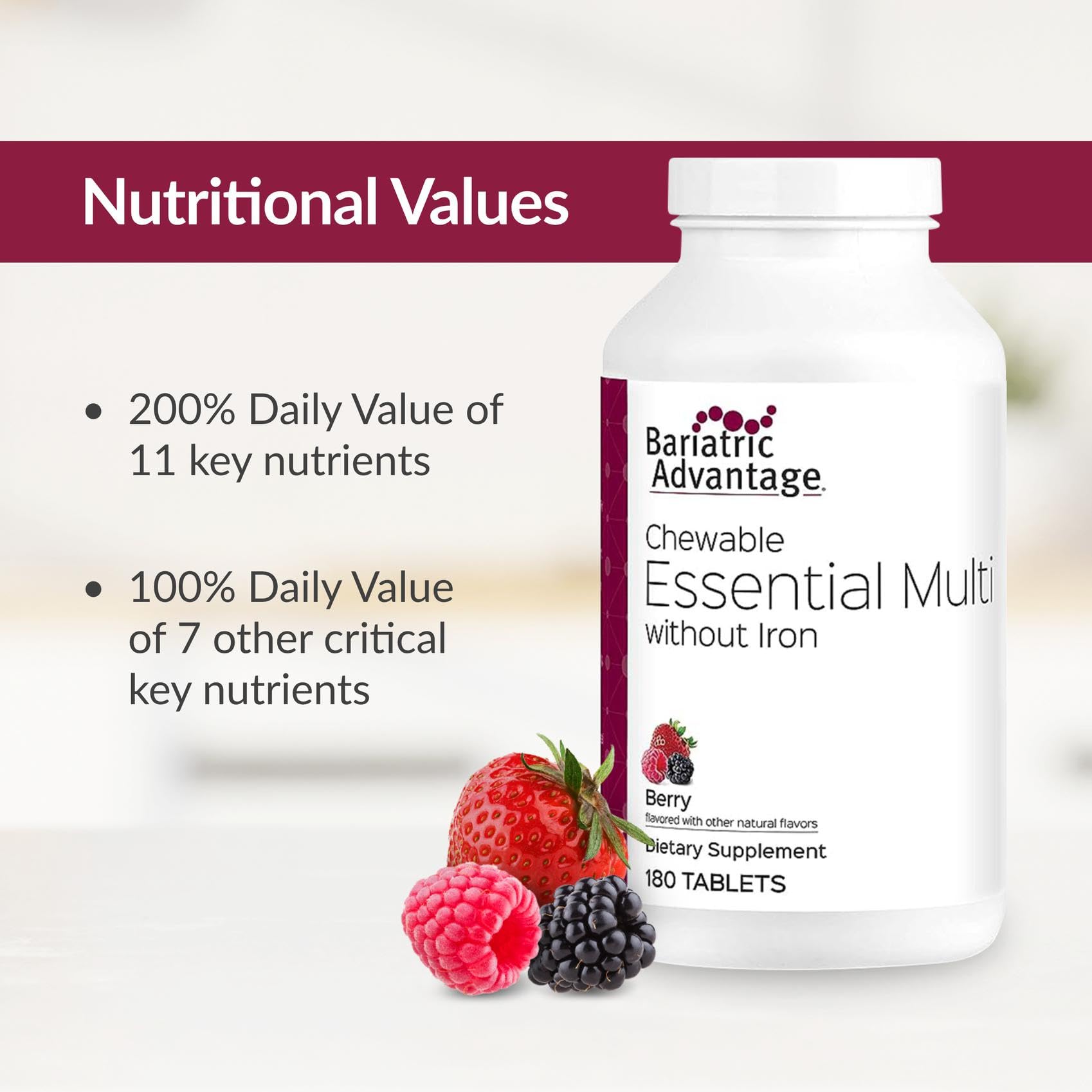 Two flavor display emphasizes flexibility in daily chewable wellness routine.