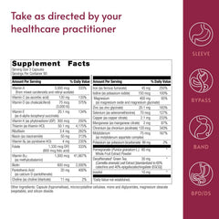 Bariatric Advantage three capsules on white background illustrating capsule-format serving