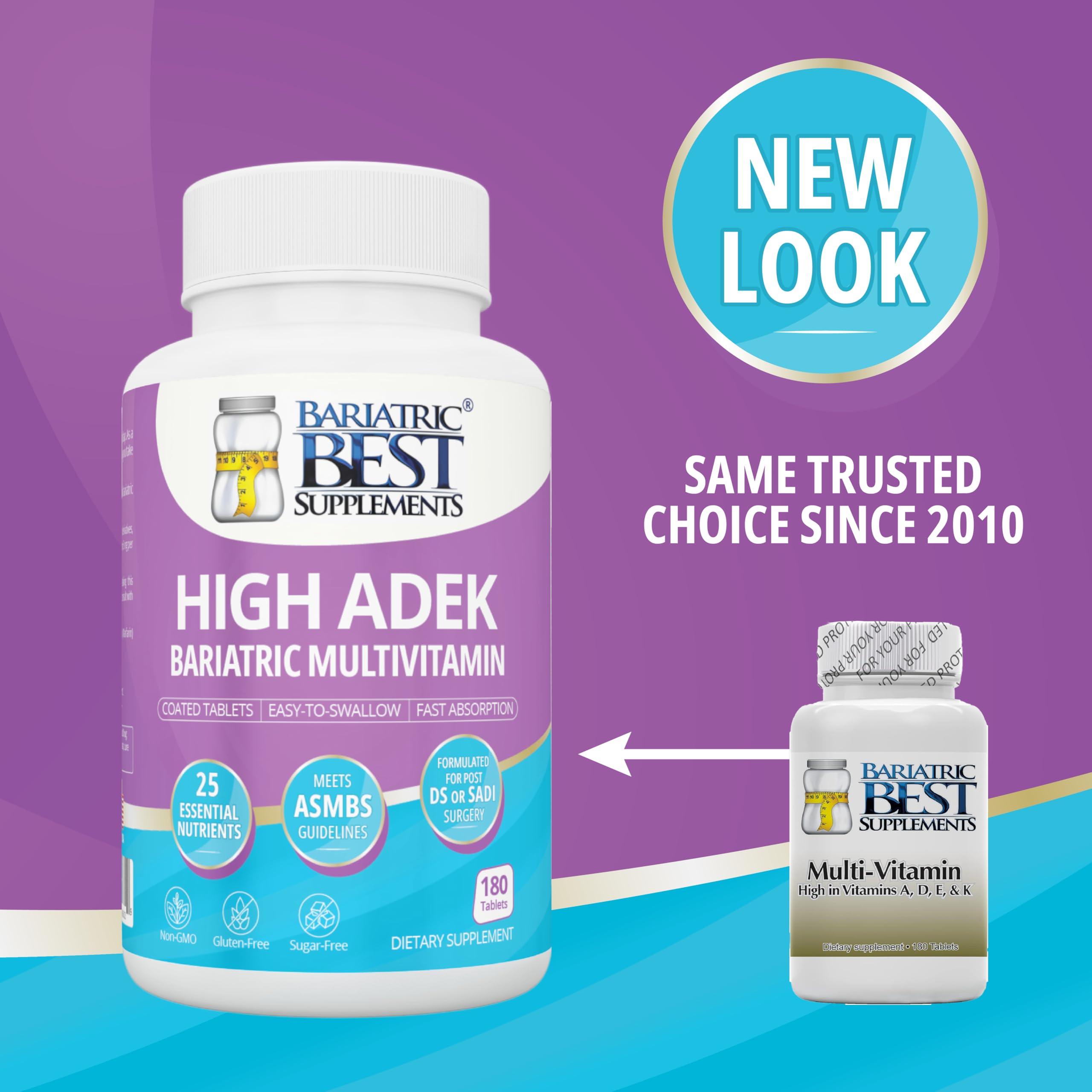 Closeup of Bariatric Best High ADEK tablets highlighting rapid absorption.